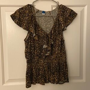 Animal Print Top